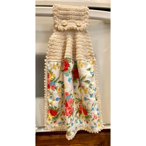 Crocheted Kitchen Towel - Picture 2 of 2